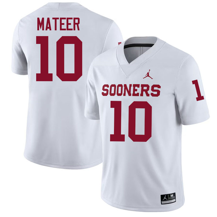 John Mateer Oklahoma Sooners Jersey,Oklahoma Sooners Football Uniforms,Jersey-White